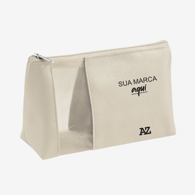Bolsa cosmeticos em microfibra